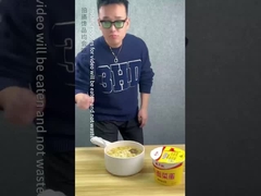 183g*12 de viande de bœuf vermiselle nouilles instantanées avec légumes et œufs marinés Soupe dorée