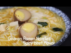 Noodles non frites Cuillère de bœuf épicé Noodles instantanées au goût de bœuf épicé de Chine