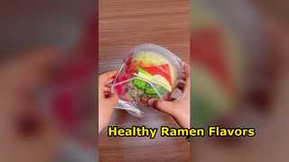 Sain avec les saveurs de ramen frits