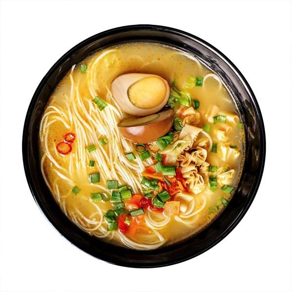 166g de ramen non frits Nouilles instantanées Ingrédients riches avec des légumes ou des œufs pour une nouvelle expérience