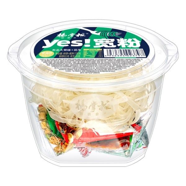 Vermicelli instantané Coupe coréenne Noodles instantanées Gros os Non épicé saveur Bouillir en 5 minutes Coréenne