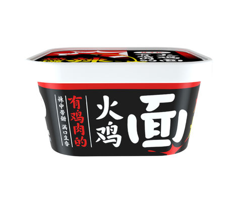 Noodle instantanée frite au poulet épicé et salé avec du vrai poulet 154g