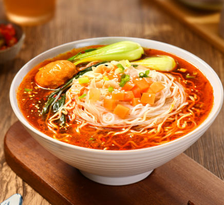 Soupe au rotin instantané poivre poisson bouilli saveur nouilles instantanées et vermicelli délicieux 196g